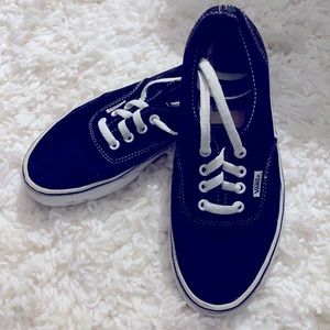 Black and White Vans Sneakers